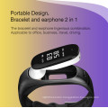 high-tech call mute / refuse heart rate blood pressure Ear Band V08 smart bracelet